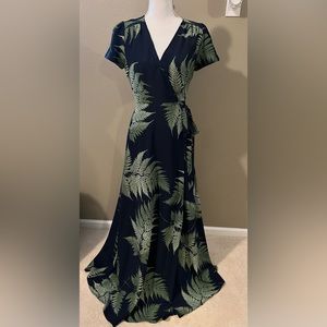 NWT Simply Sisters wrap maxi dress